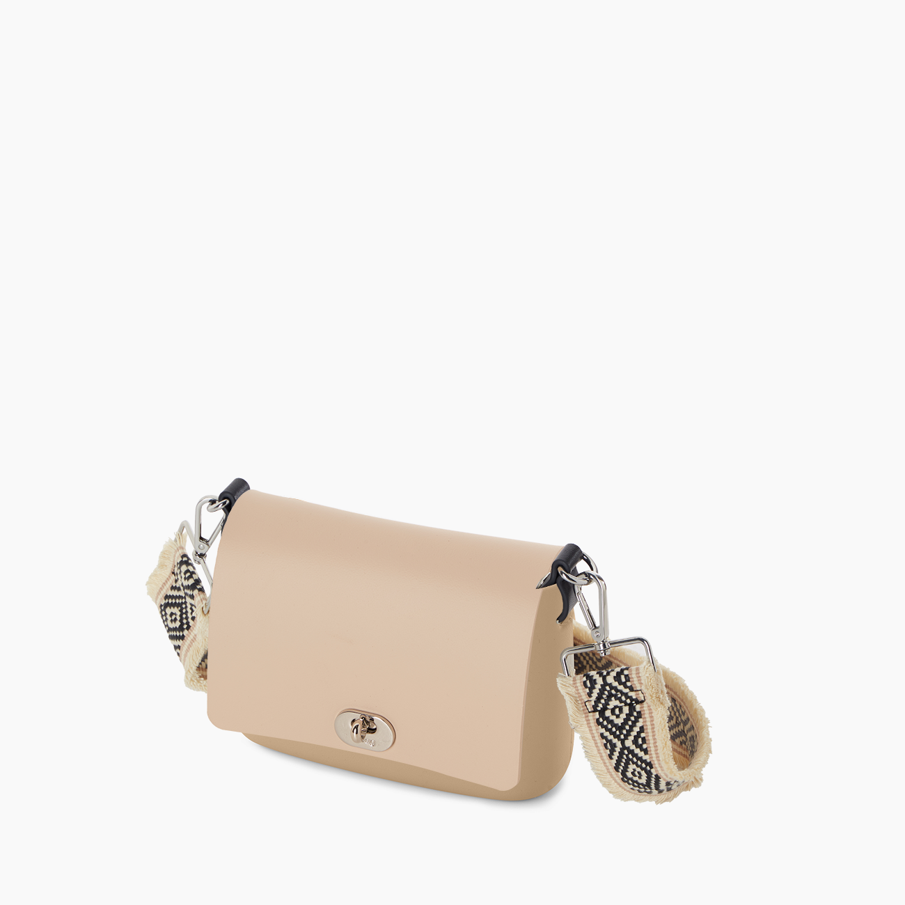 O pocket sand und jacquard schwarz - O bag Official Website