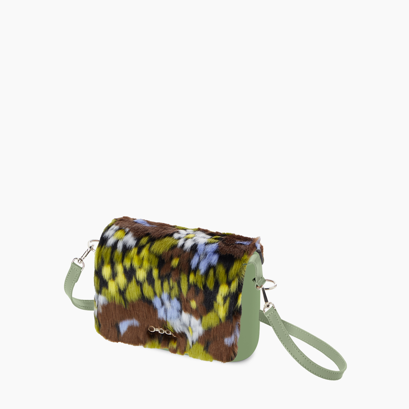 O pocket matcha and faux fur - O bag Official Website