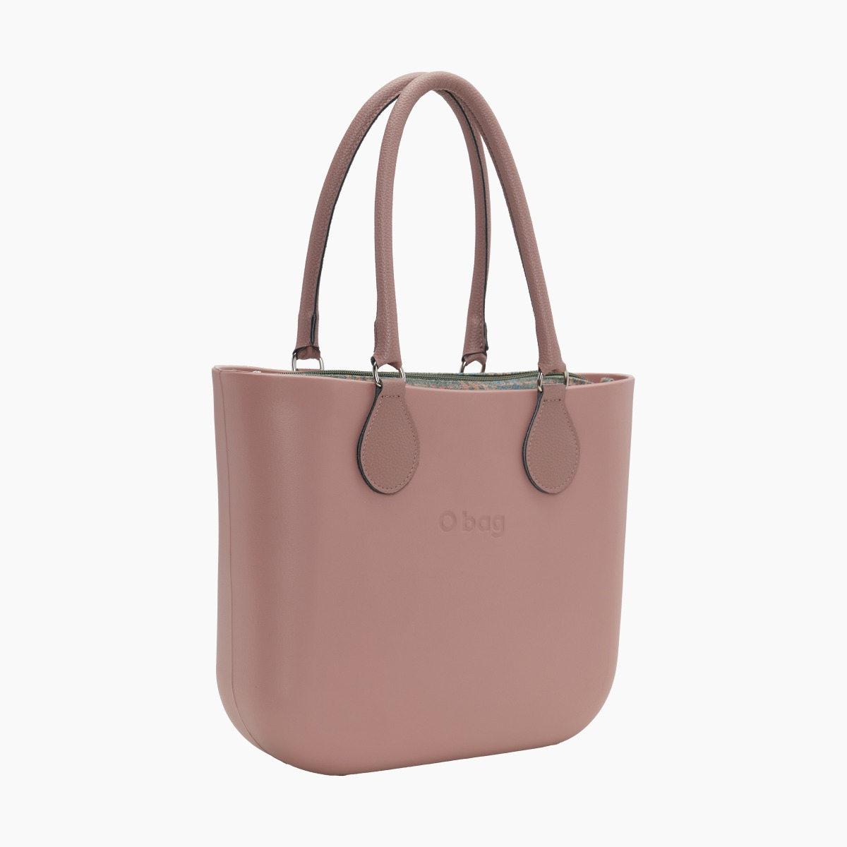 O bag mini con asa midi con aro y bolsa de tejido escocés - O bag Official Website