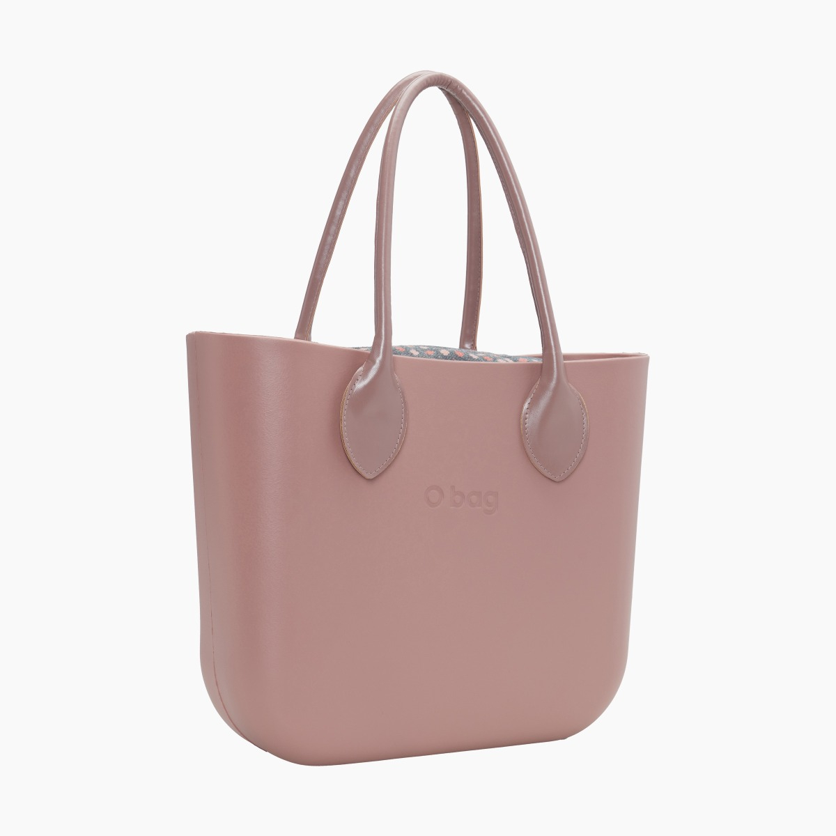 O bag con asa larga en forma de corazón y bolsa de tweed geométrico - O bag Official Website