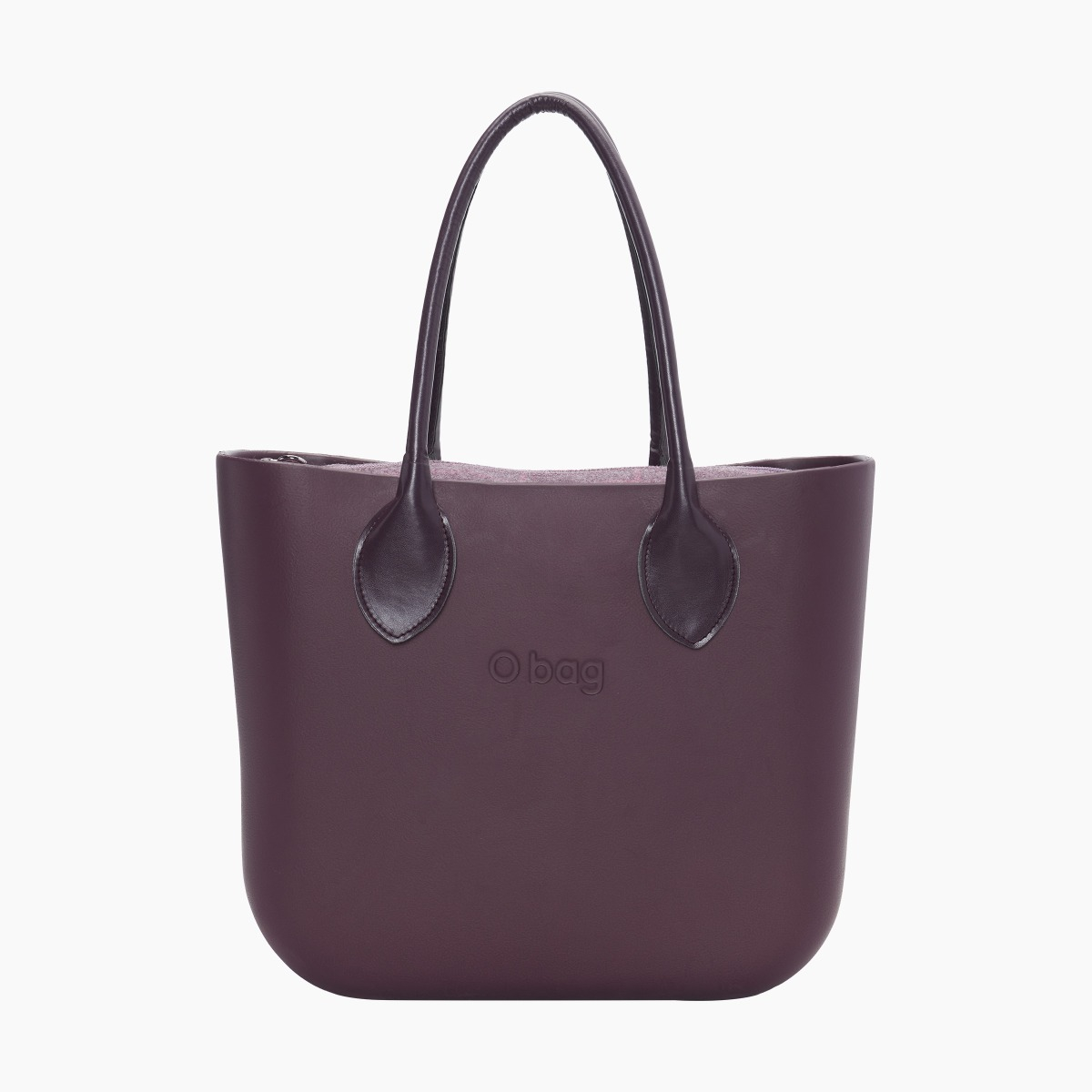 O bag con asa larga en forma de corazón y bolsa de tejido de cuadros - O bag Official Website