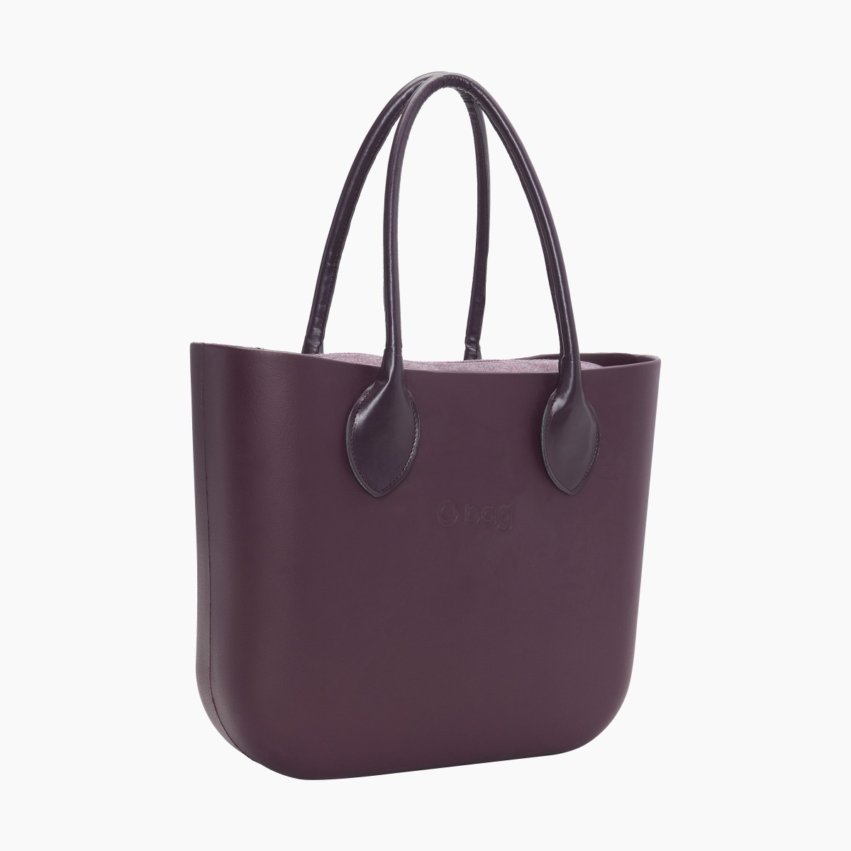 O bag con asa larga en forma de corazón y bolsa de tejido de cuadros - O bag Official Website