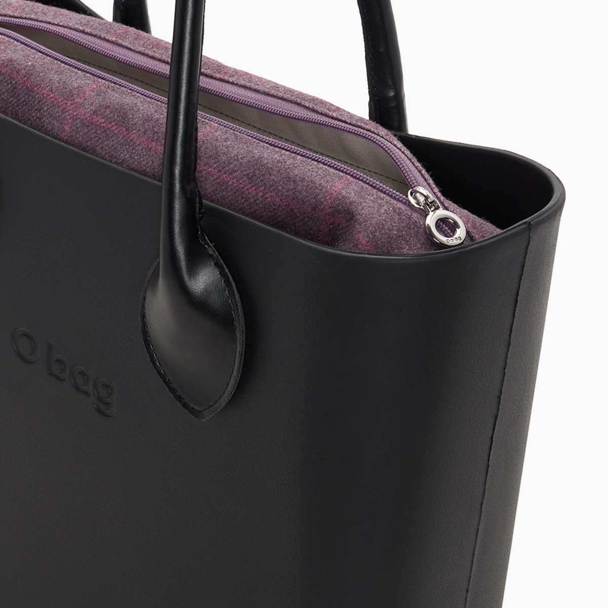 O bag mit langem Griff mit Herzgriff und Beutel aus Karostoff - O bag Official Website