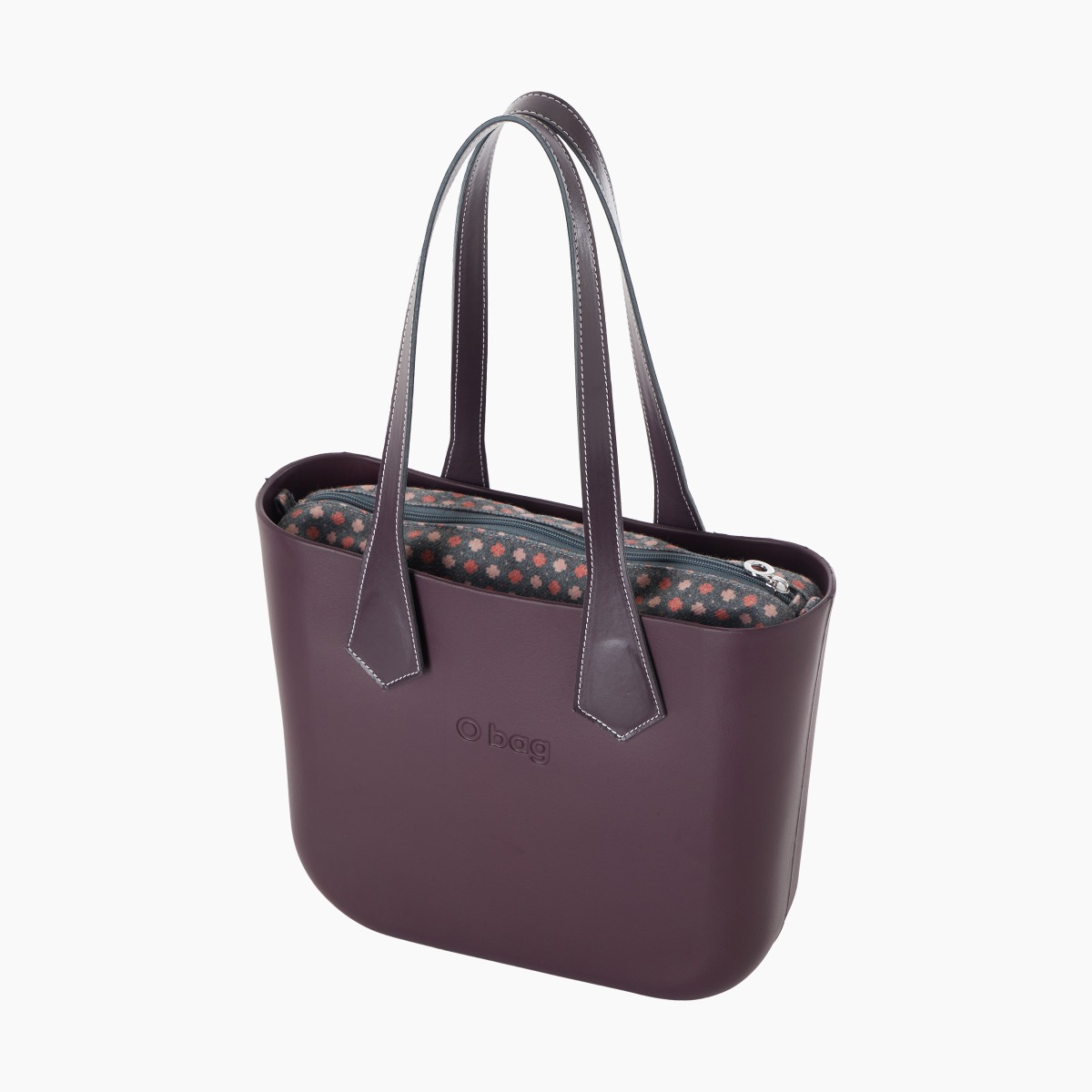 O bag mini en punta y bolsa de tweed geométrico - O bag Official Website