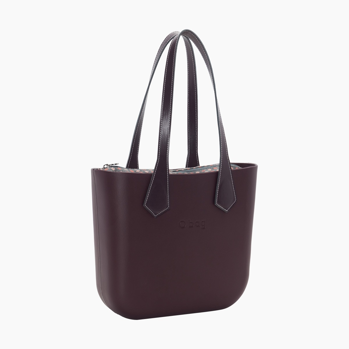 O bag mini en punta y bolsa de tweed geométrico - O bag Official Website