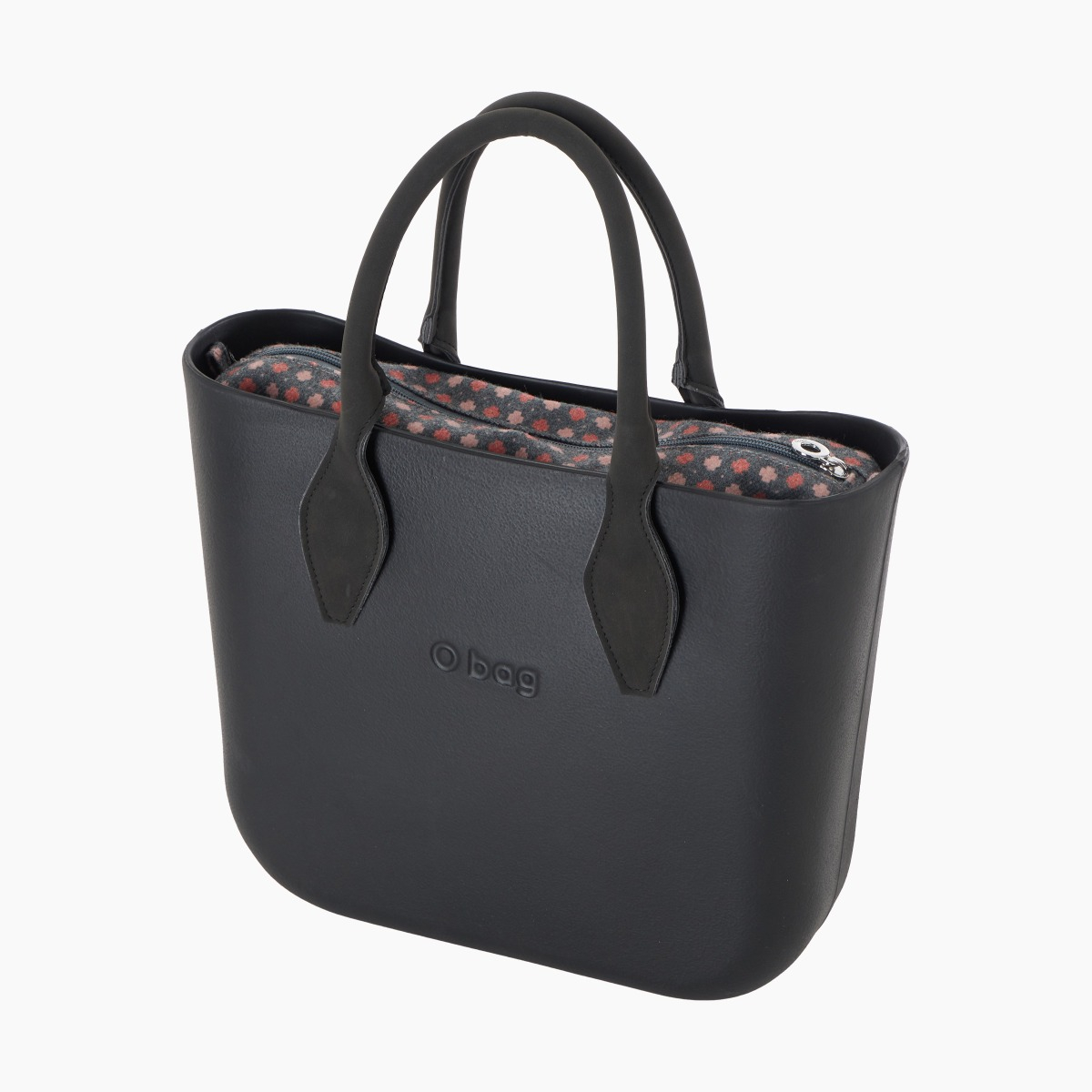 O bag mini con asa corta en rombo y bolsa de tweed geométrico - O bag Official Website