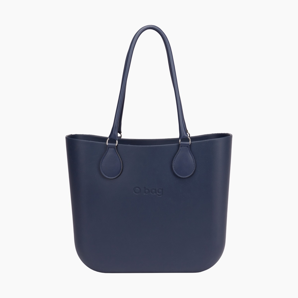 Borsa composta O bag blue navy manico lungo e sacca canvas - O bag Official Website