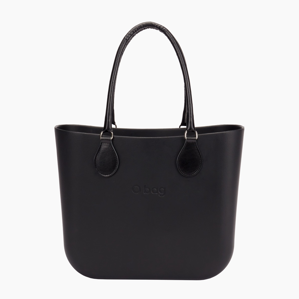Borsa composta O bag manico lungo e sacca canvas nera - O bag Official Website