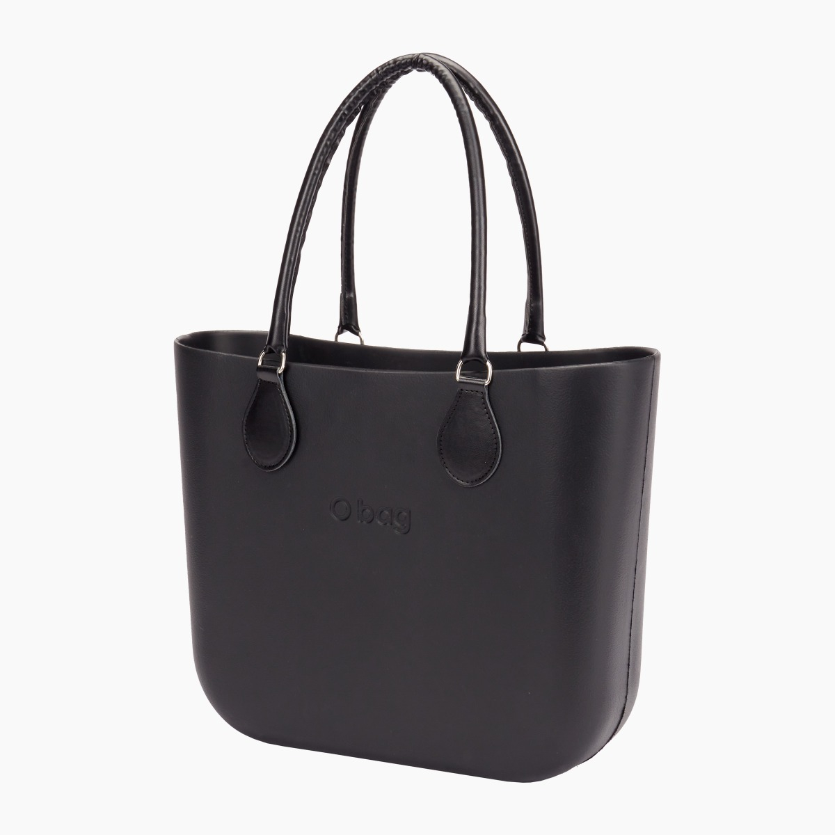 Borsa composta O bag manico lungo e sacca canvas nera - O bag Official Website