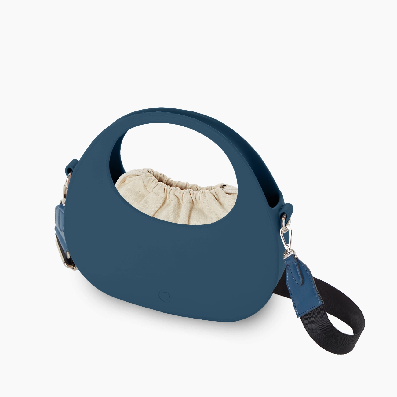 O bag oblò denim and nylon - O bag Official Website