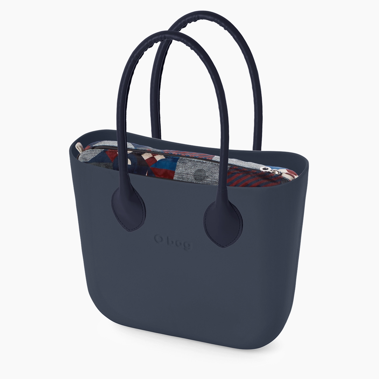 O bag mini blu navy e velluto - O bag Official Website