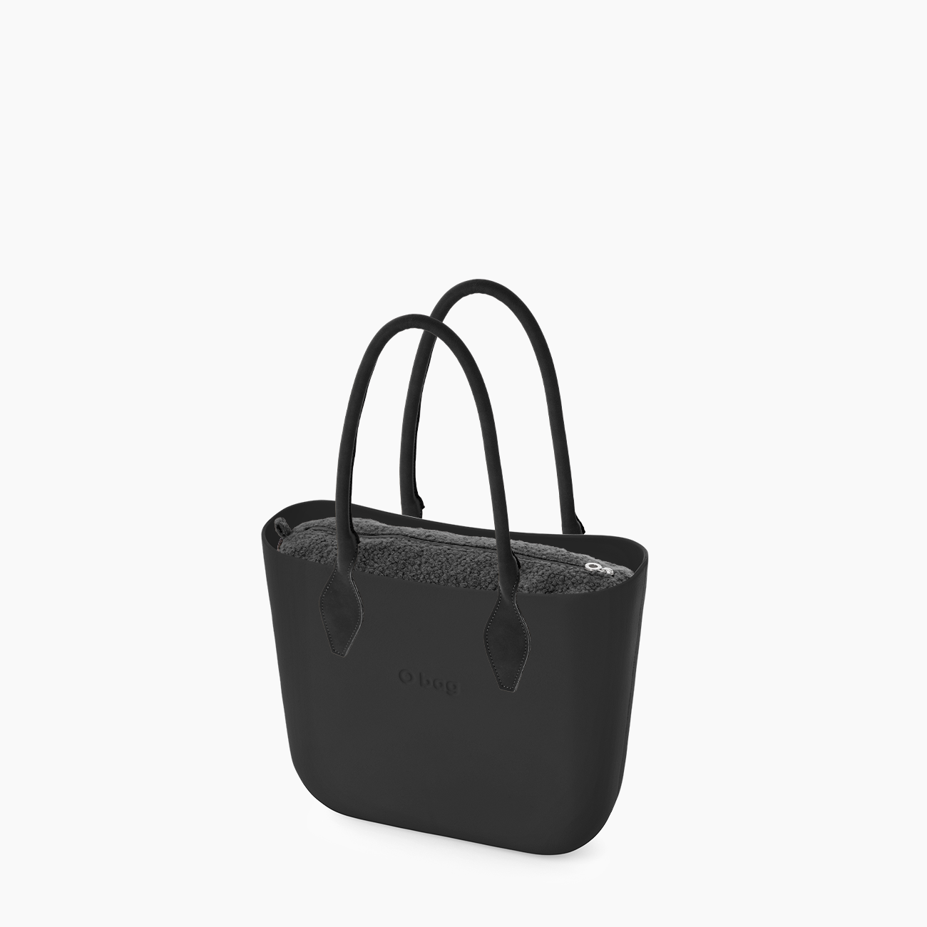 O bag nero e lana ricciolino - O bag Official Website