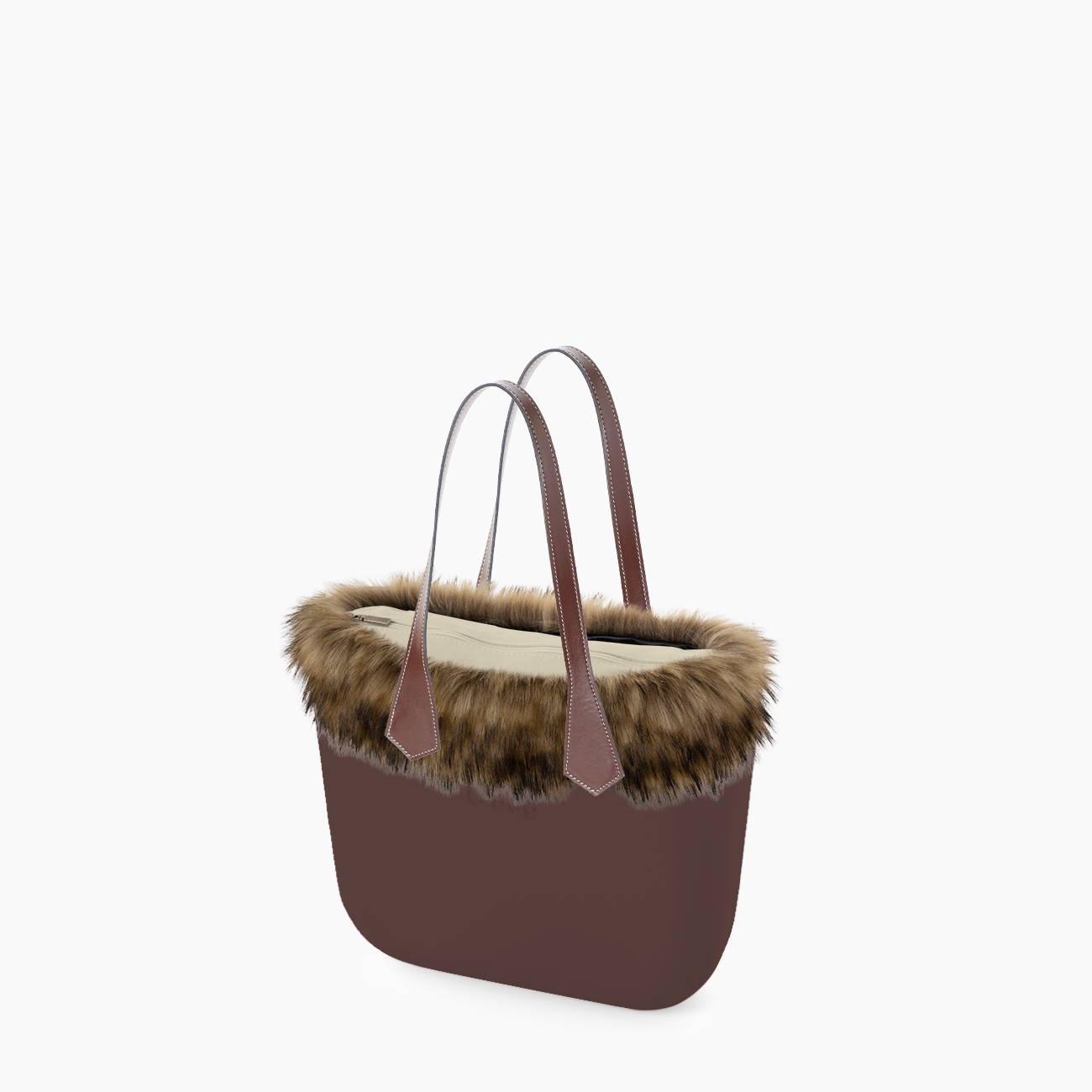 O bag cioccolato e ecopelliccia - O bag Official Website