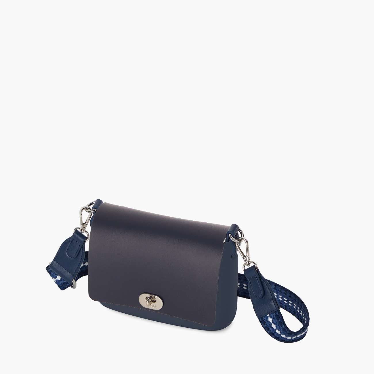 O pocket navyblau jacquard - O bag Official Website