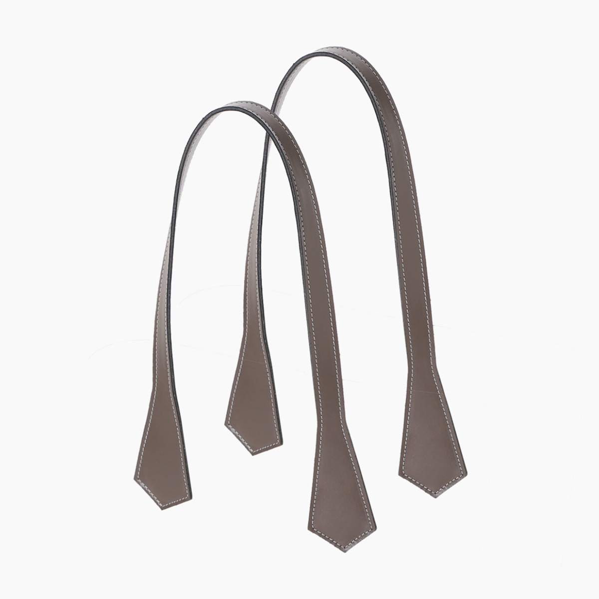 Manico lungo a punta con impunture roccia effetto nappa - O bag Official Website