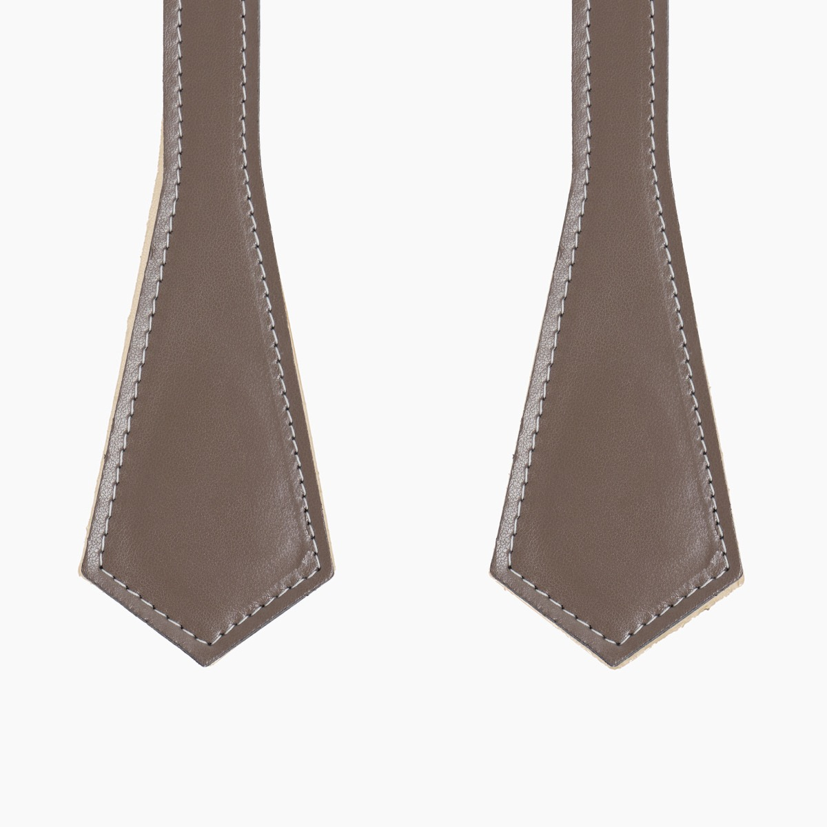 Manico lungo a punta con impunture roccia effetto nappa - O bag Official Website