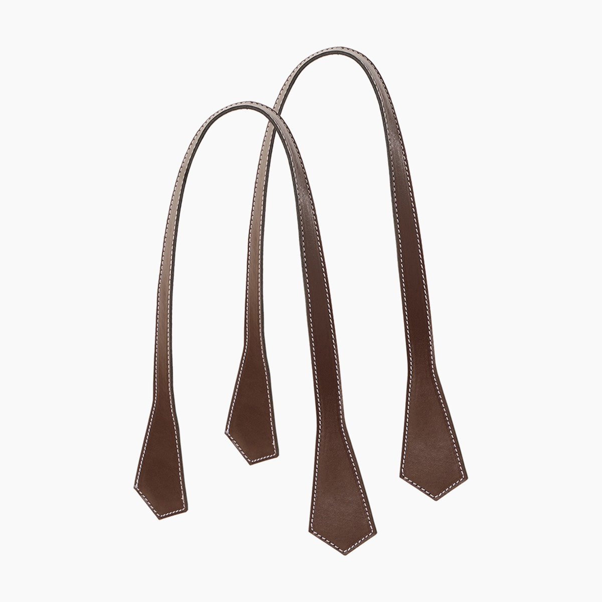 Langer Griff mit Spitzen und dunkelbraunen Nähten - O bag Official Website