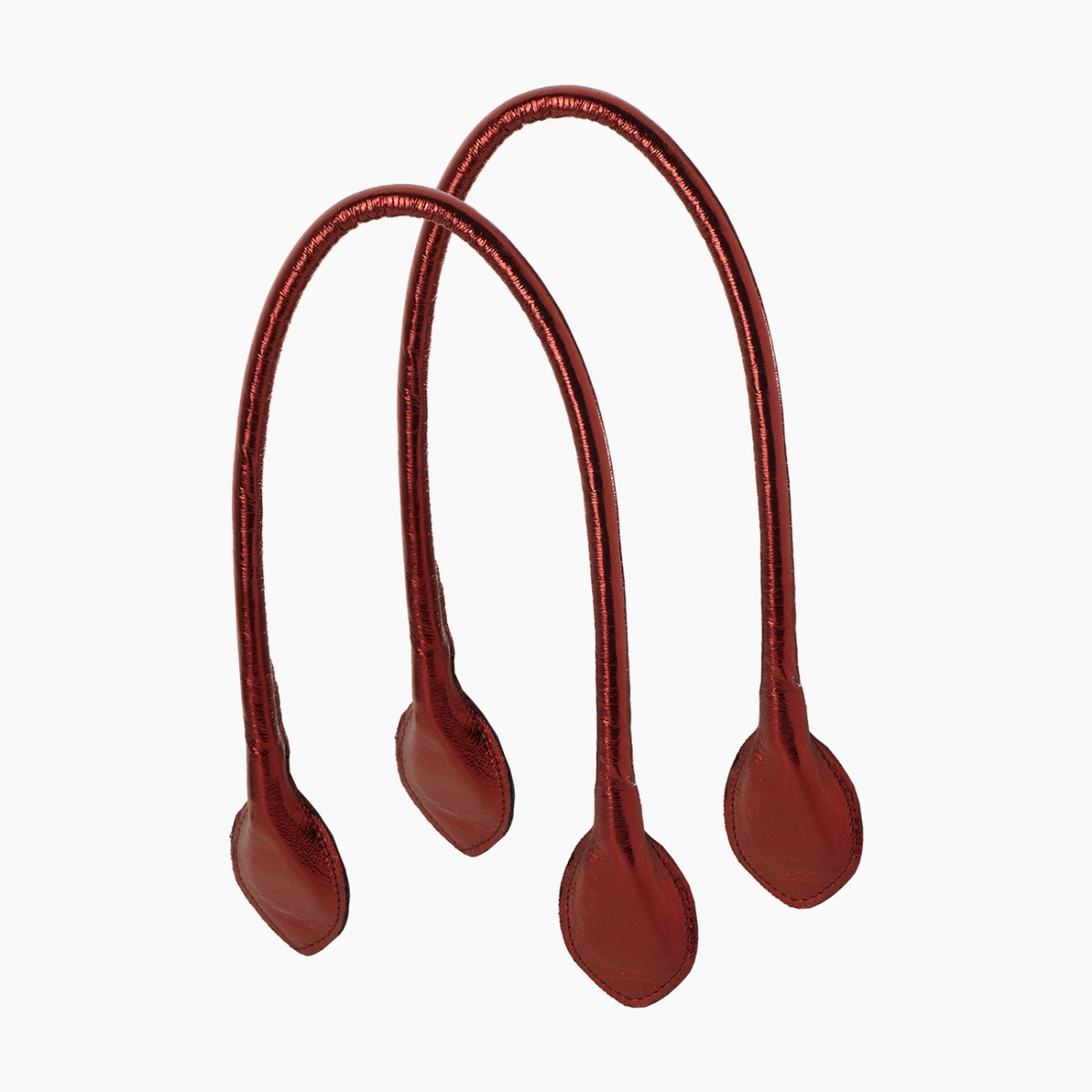 Manico lungo a cuore laminato craclè bordeaux - O bag Official Website