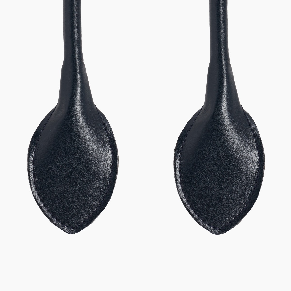 Manico lungo a cuore blu navy effetto nappa - O bag Official Website