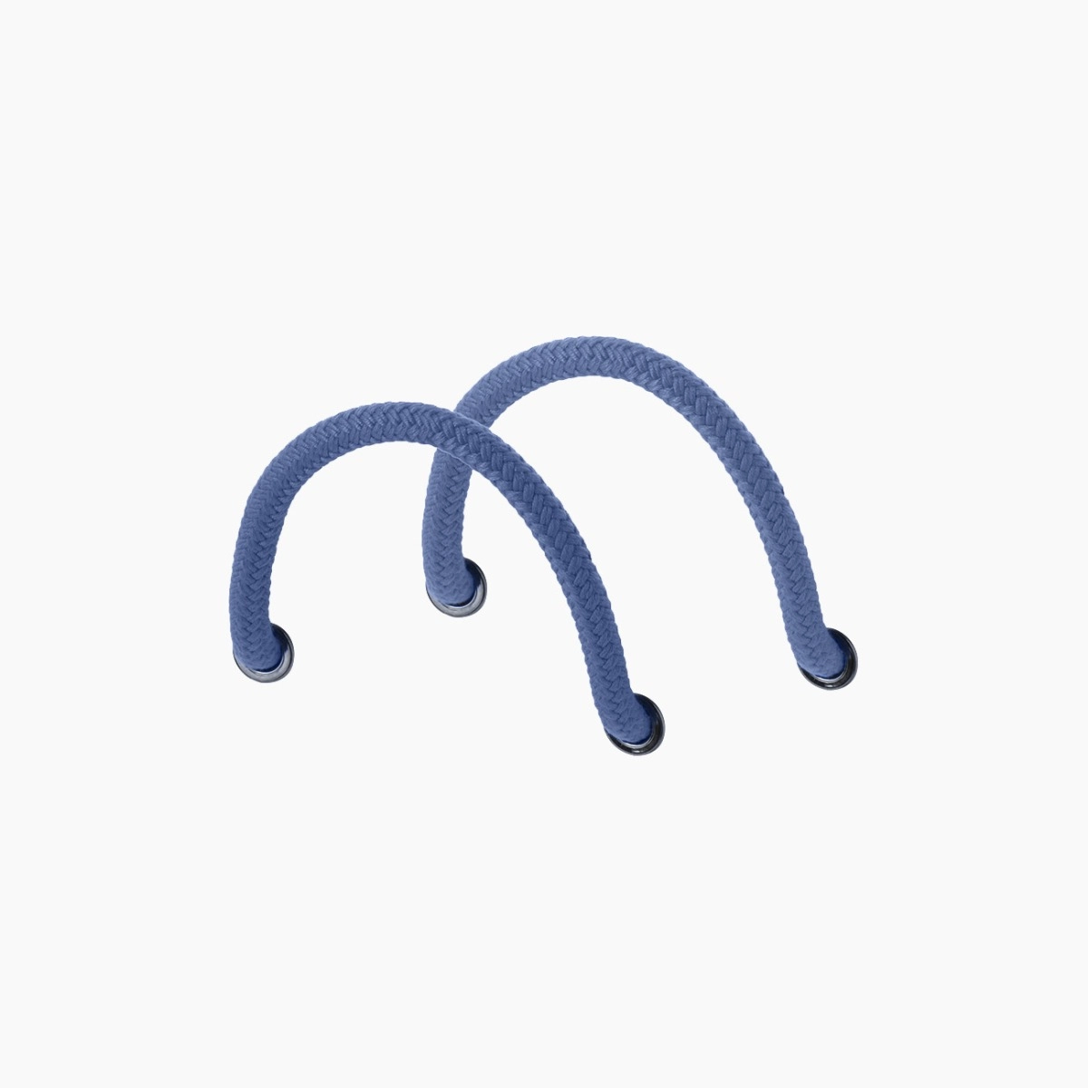 Short handle braided cotton cobalt - O bag Official Website