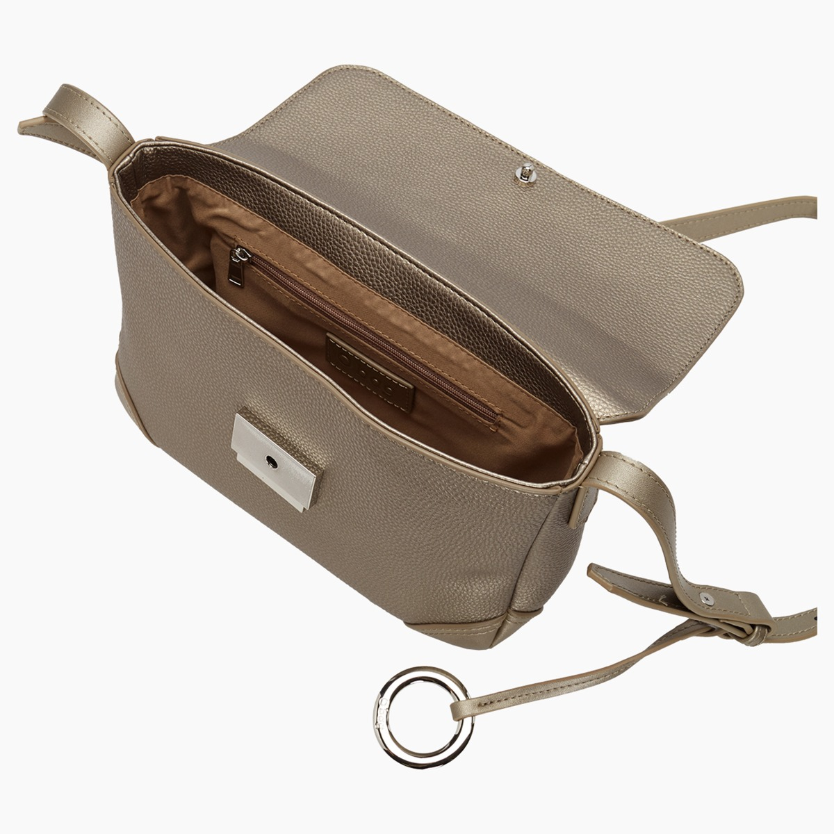 Borsa a tracolla O bag nubby gold - O bag Official Website