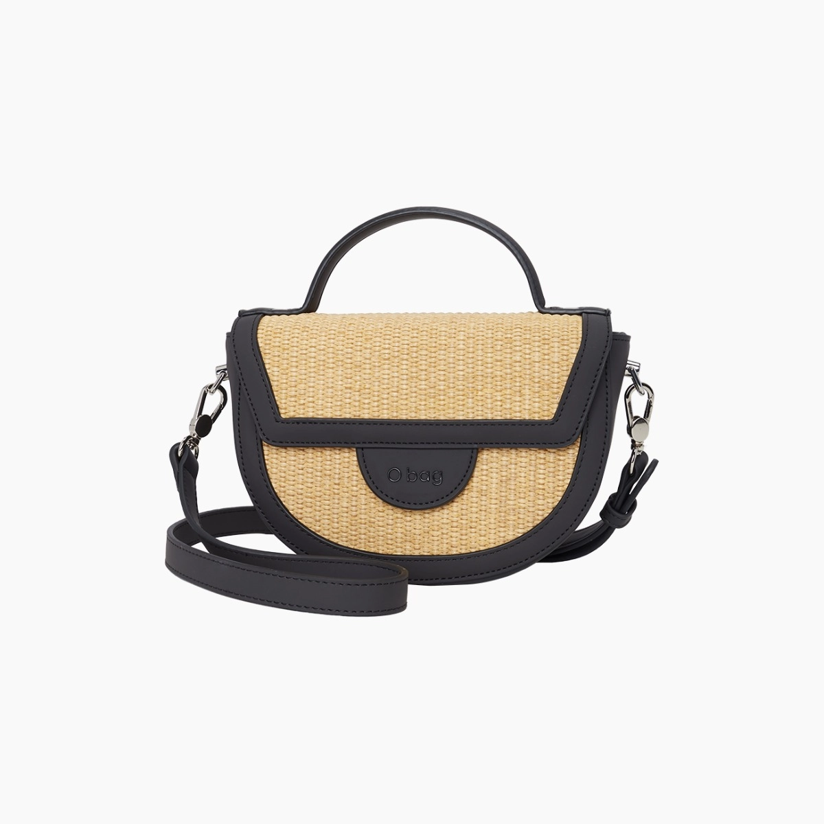O bag praga rafia nero - O bag Official Website