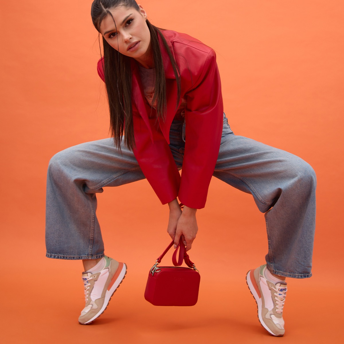 Tracolla O bag milano rosso scarlatto - O bag Official Website