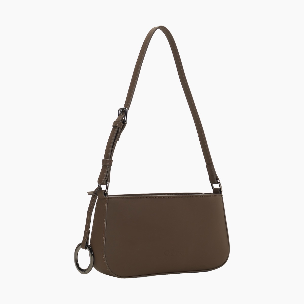 Umhängetasche O bag verbier schokolade gummiertes Gewebe - O bag Official Website