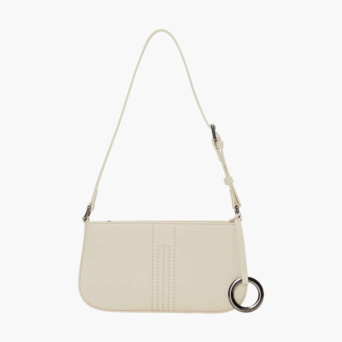 Umhängetasche O bag verbier butterfarben gummiertes Gewebe - O bag Official Website