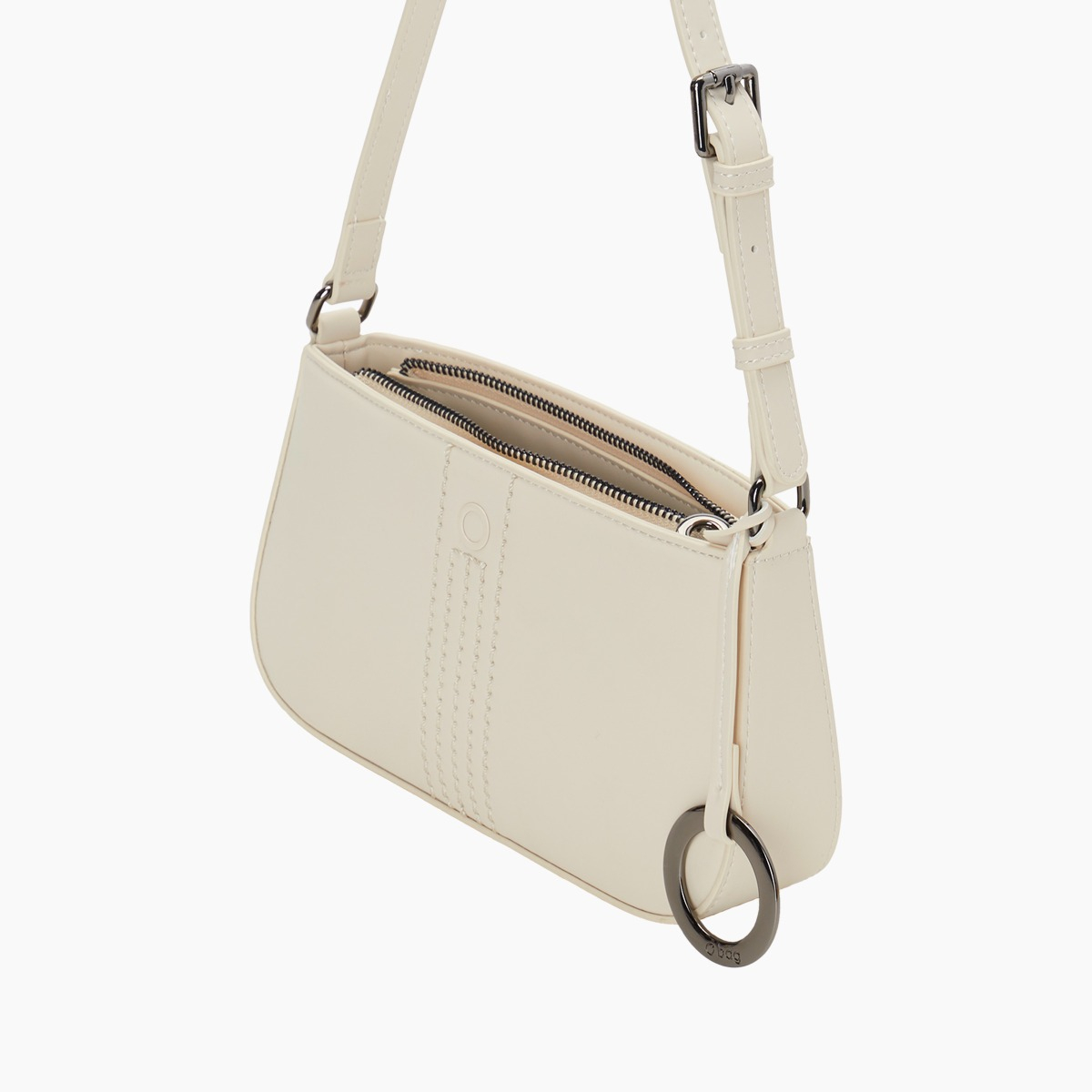 Umhängetasche O bag verbier butterfarben gummiertes Gewebe - O bag Official Website