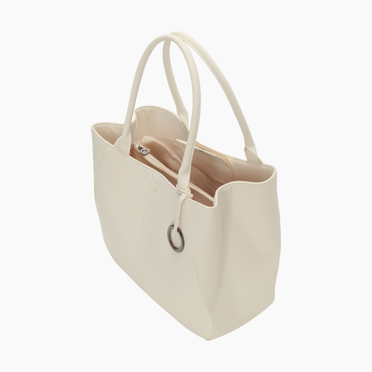 Shopper-Tasche O bag courmayer butterfarben gummiertes Gewebe - O bag Official Website
