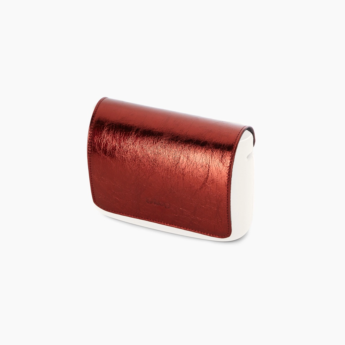 Pattina O pocket effetto laminato bordeaux - O bag Official Website