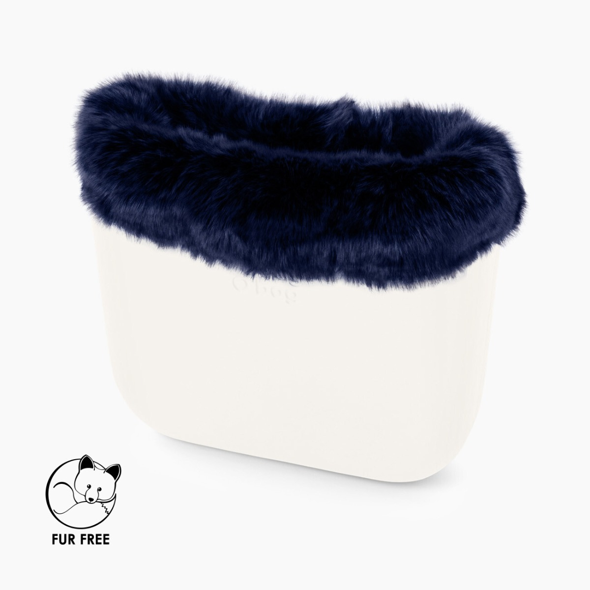 Bordo fibra sintetica effetto volpe blu O bag - O bag Official Website