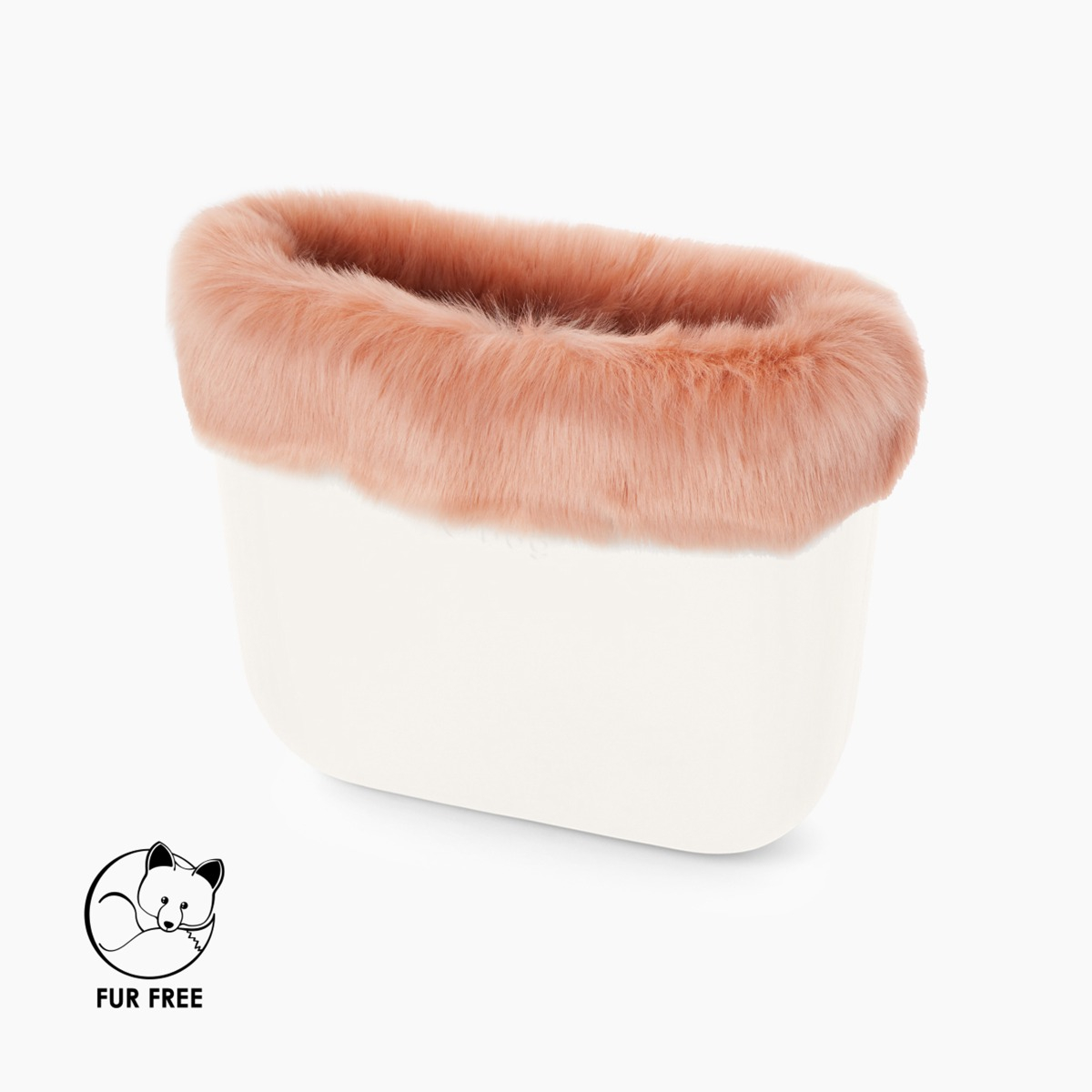 Bordo O bag mini fibra sintetica volpe rosa smoke - O bag Official Website
