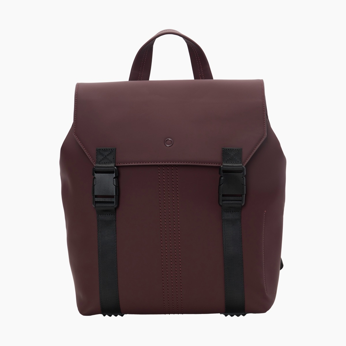 Rucksack O bag livigno bordeaux gummiertes Gewebe - O bag Official Website