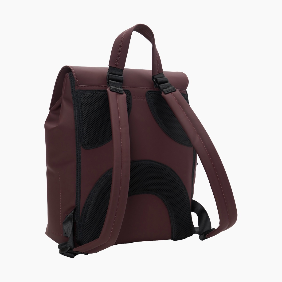 Rucksack O bag livigno bordeaux gummiertes Gewebe - O bag Official Website