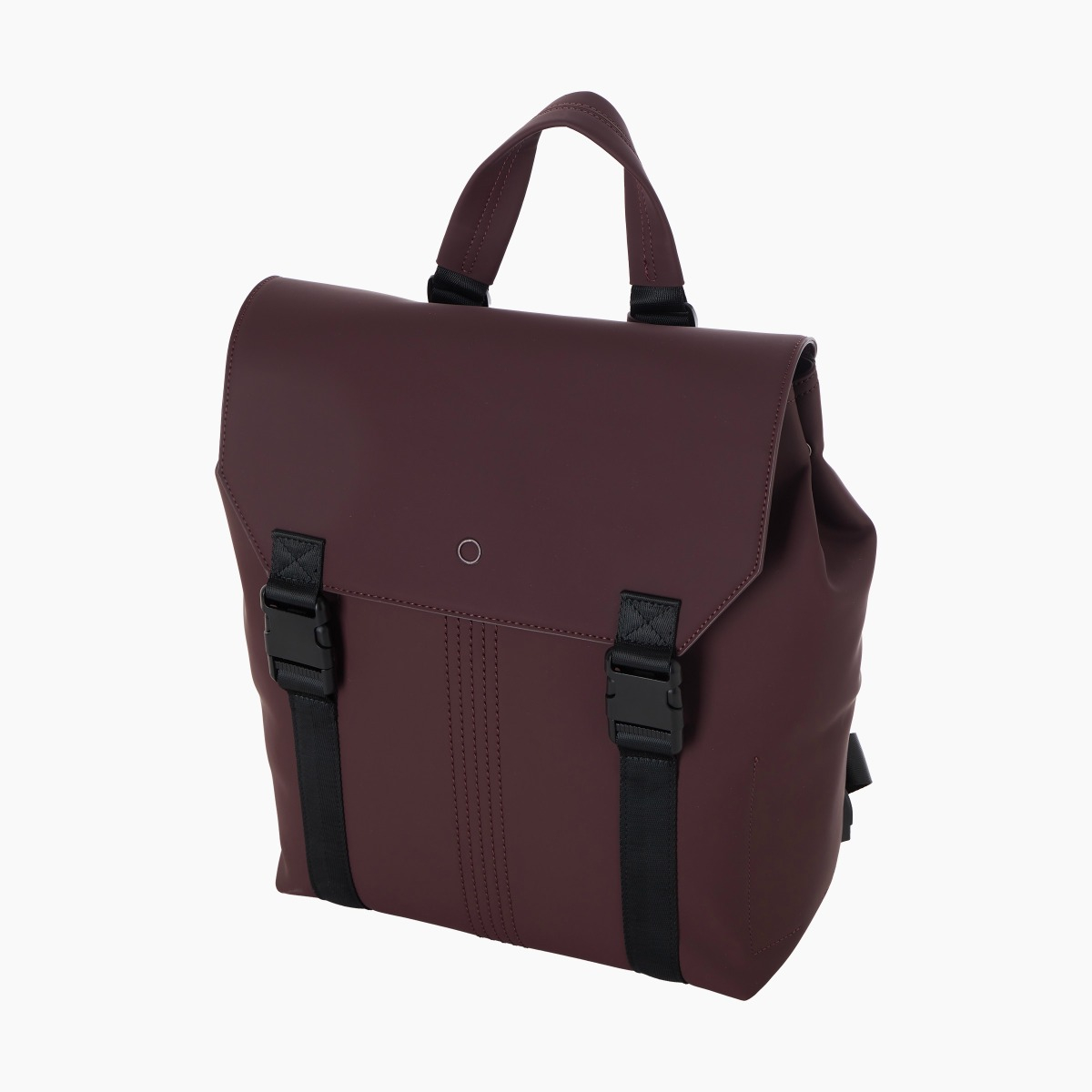Rucksack O bag livigno bordeaux gummiertes Gewebe - O bag Official Website