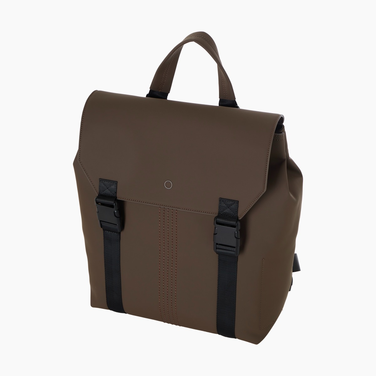 Rucksack O bag livigno schokolade gummiertes Gewebe - O bag Official Website