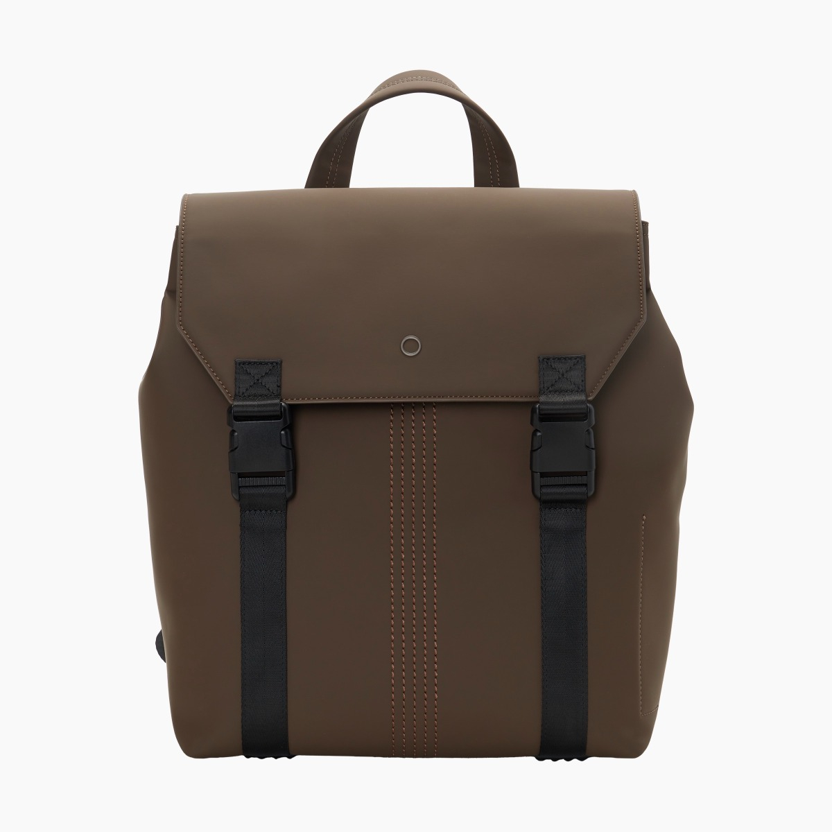 Rucksack O bag livigno schokolade gummiertes Gewebe - O bag Official Website