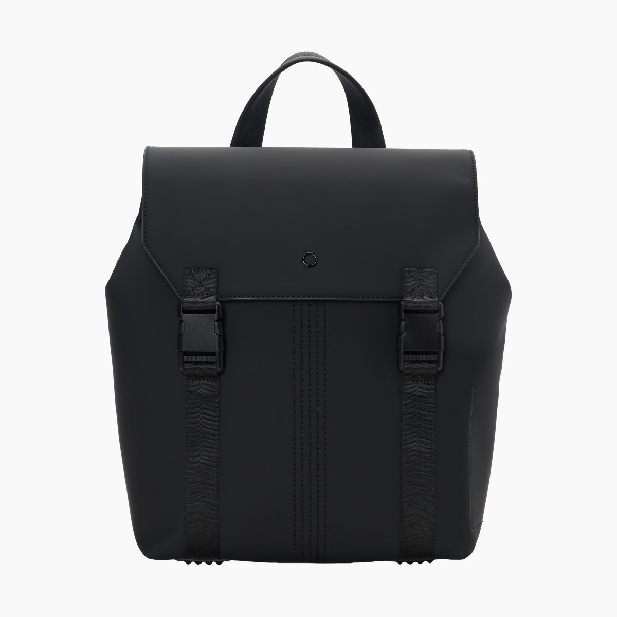 Rucksack O bag livigno schwarz gummiertes Gewebe - O bag Official Website