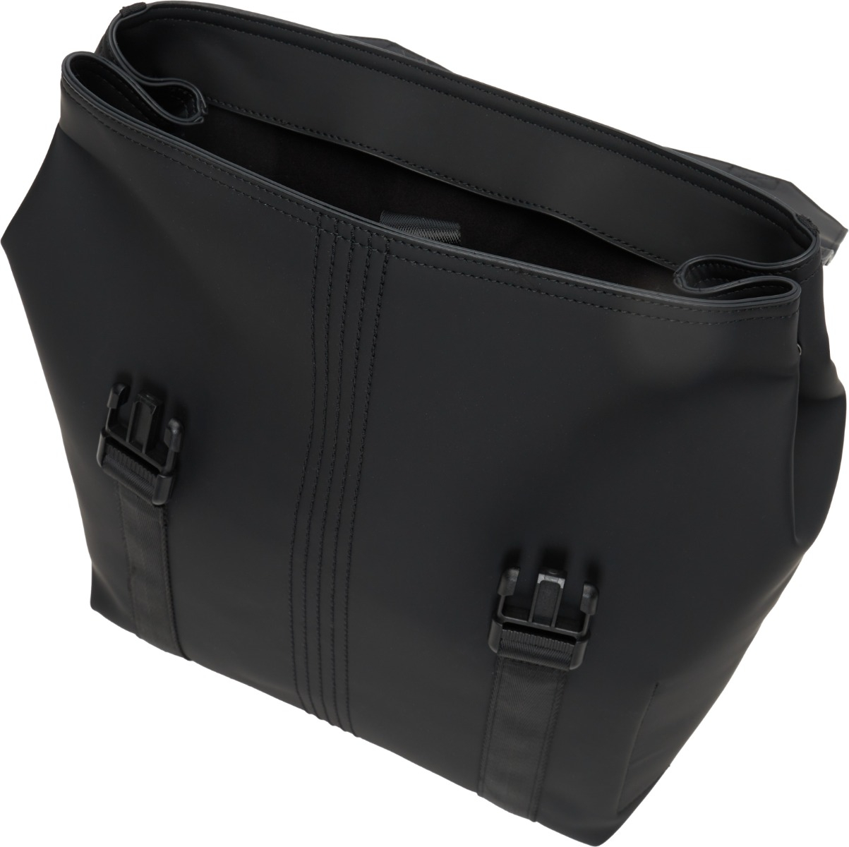 Rucksack O bag livigno schwarz gummiertes Gewebe - O bag Official Website