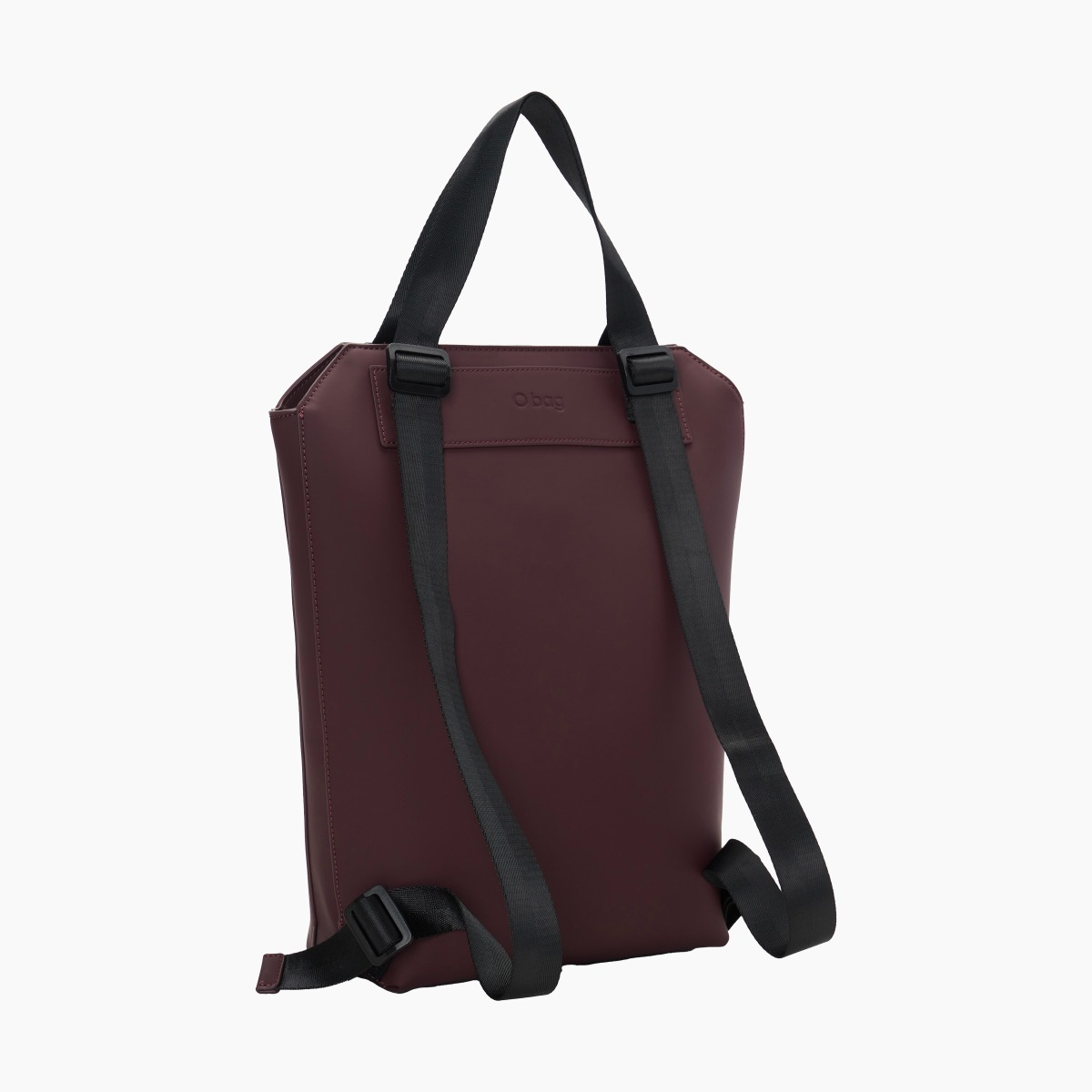 Rucksack O bag zermatt bordeaux gummiertes Gewebe - O bag Official Website