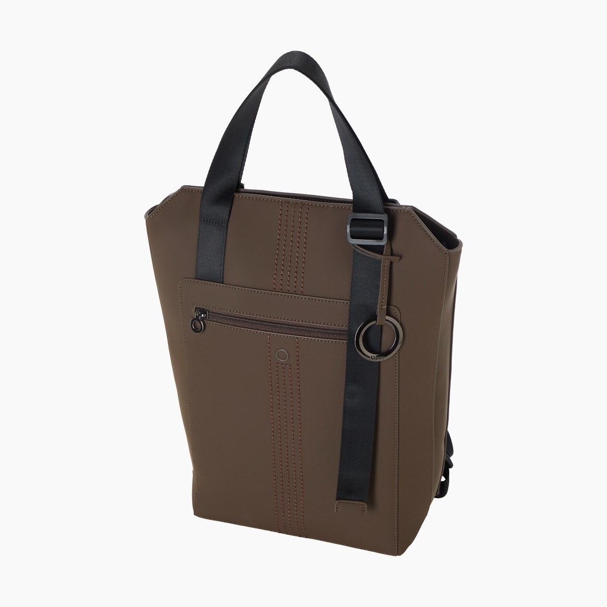 Rucksack O bag zermatt schokolade gummiertes Gewebe - O bag Official Website