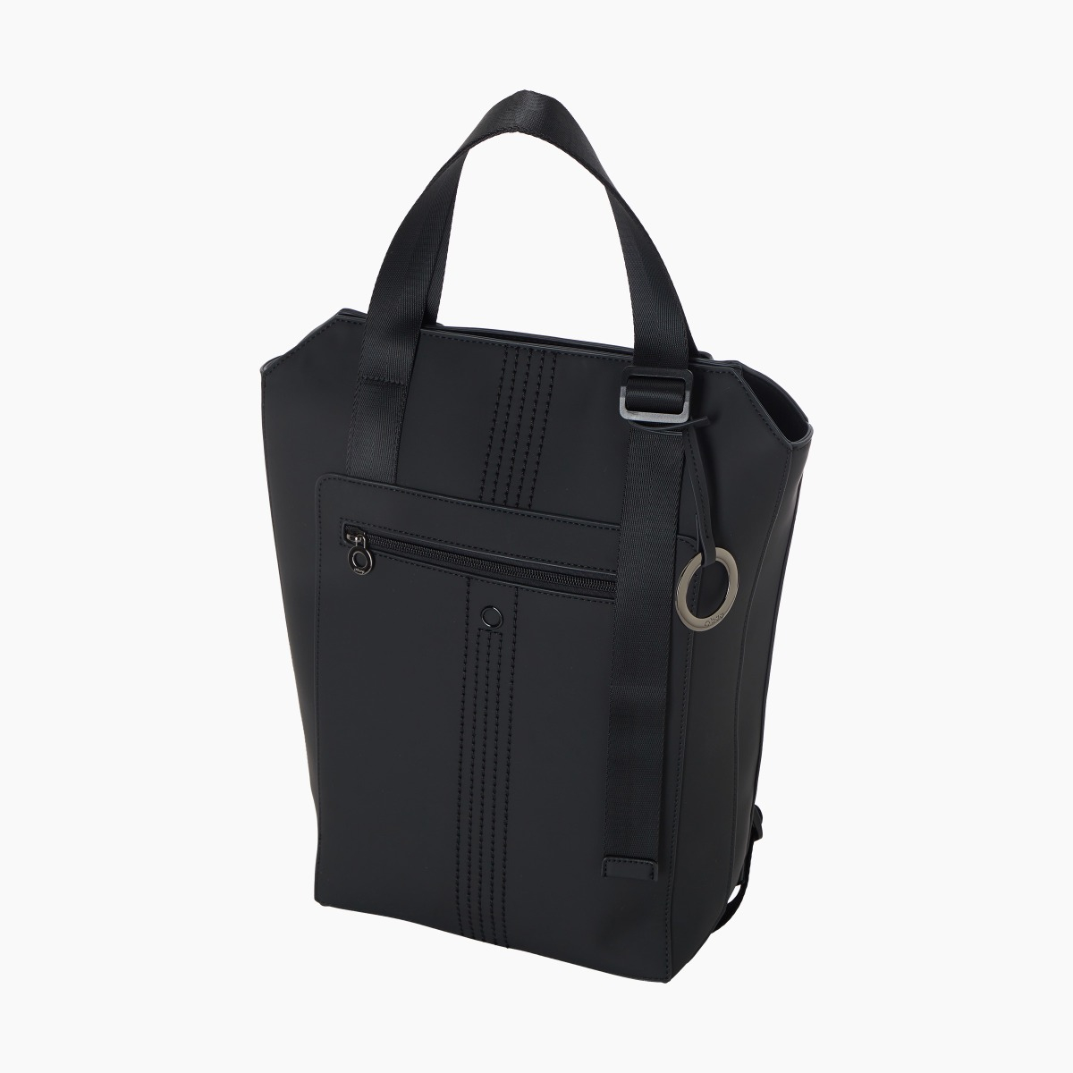 Rucksack O bag zermatt schwarz gummiertes Gewebe - O bag Official Website