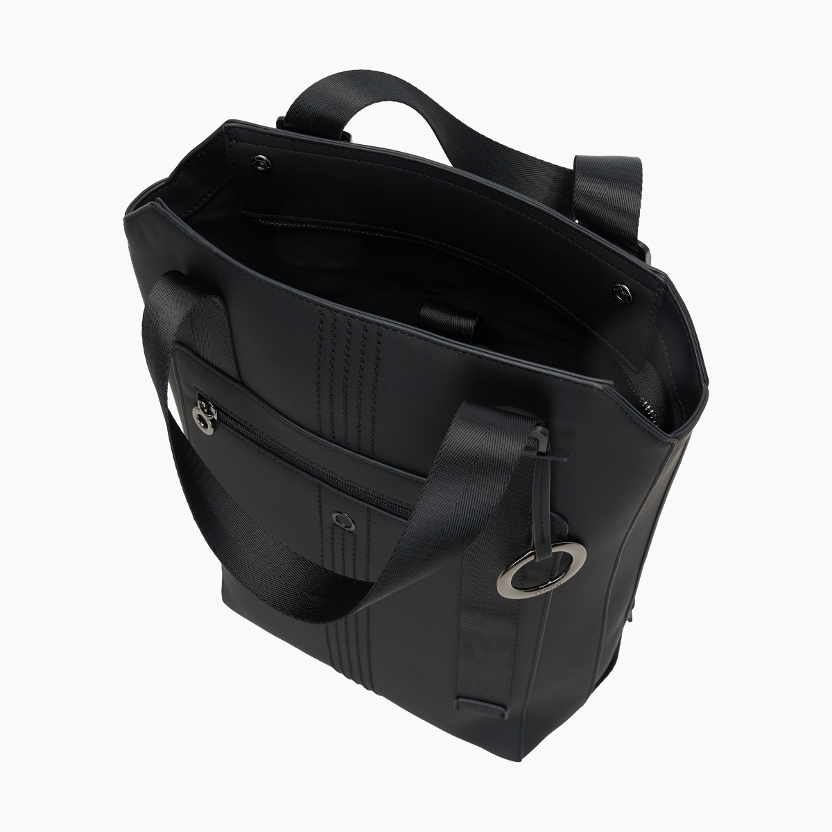 Rucksack O bag zermatt schwarz gummiertes Gewebe - O bag Official Website