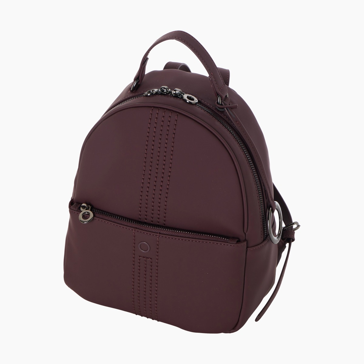 Rucksack O bag thuile bordeaux gummiertes Gewebe - O bag Official Website