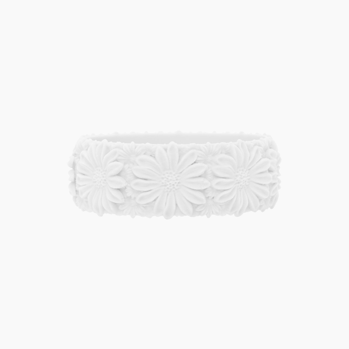 O Bracelet Daisy Big Silicone Bianco - O bag Official Website
