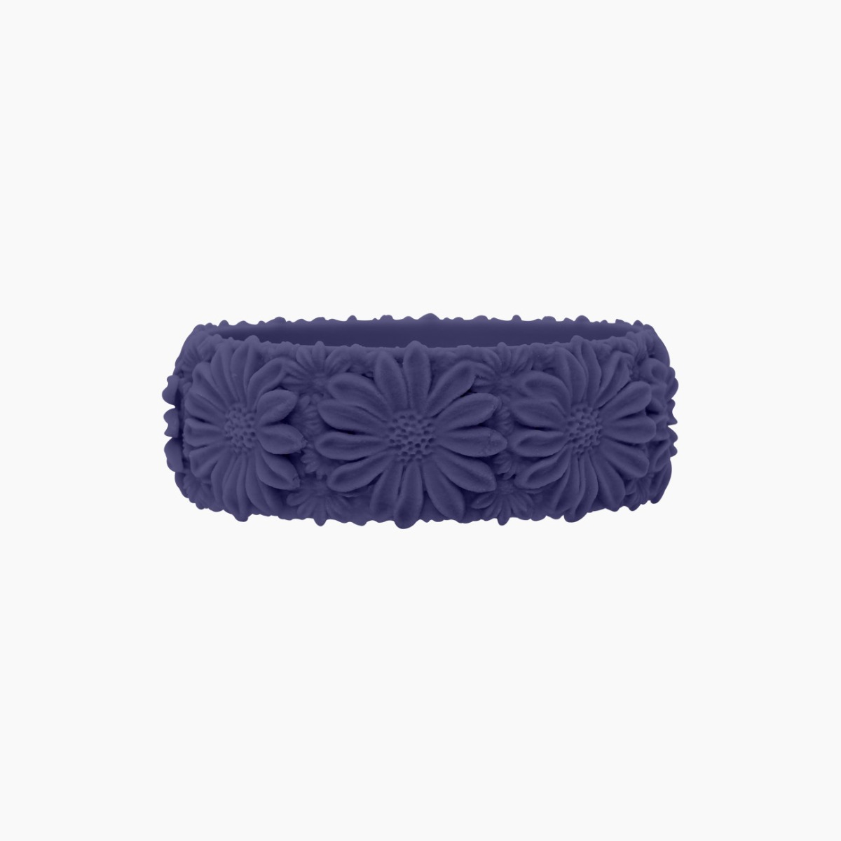 O Bracelet Daisy Big Silicone Blu Iris - O bag Official Website