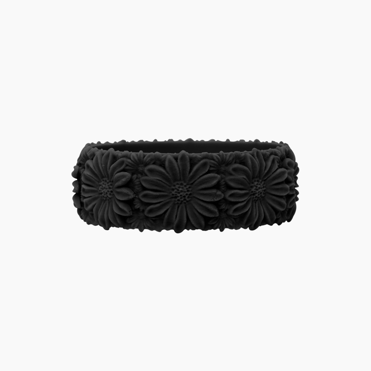 O Bracelet Daisy Big Silicone Nero - O bag Official Website