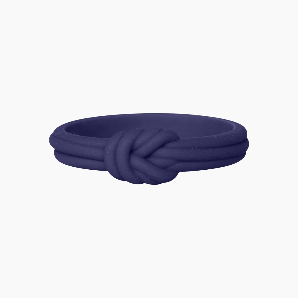 O Bracelet Knot Single Silicone Blu Iris - O bag Official Website